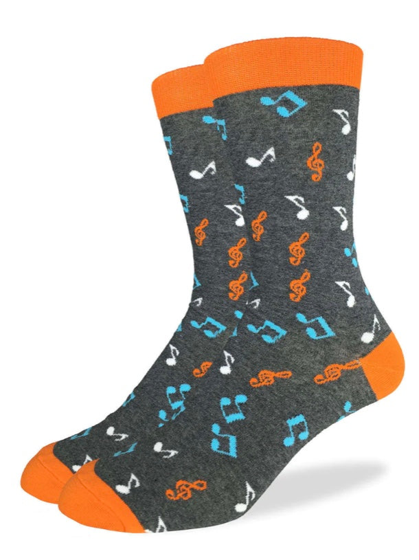 Men’s Music note Crew socks