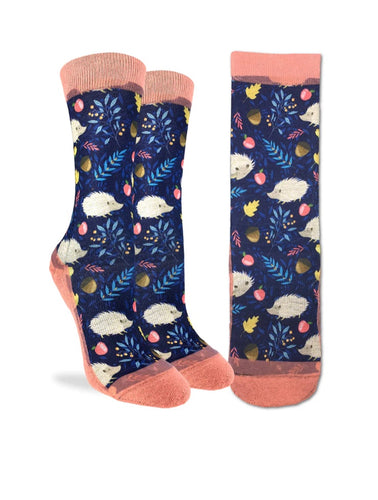 Women’s White Hedgehog Active fit socks