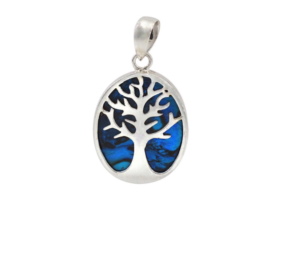 Tree of Life Pendant Abalone shell