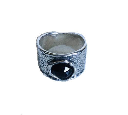 Sterling silver Black Onyx Ring