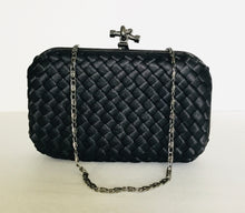 Clutch Satin Weave Handbag