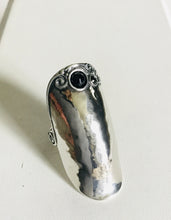 Sterling silver shield with Black Onyx