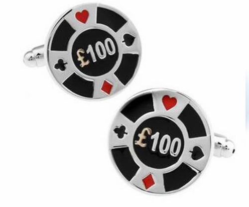 Poker chip Cufflinks