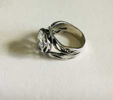 Round Clear Cubic Zirconia Ring