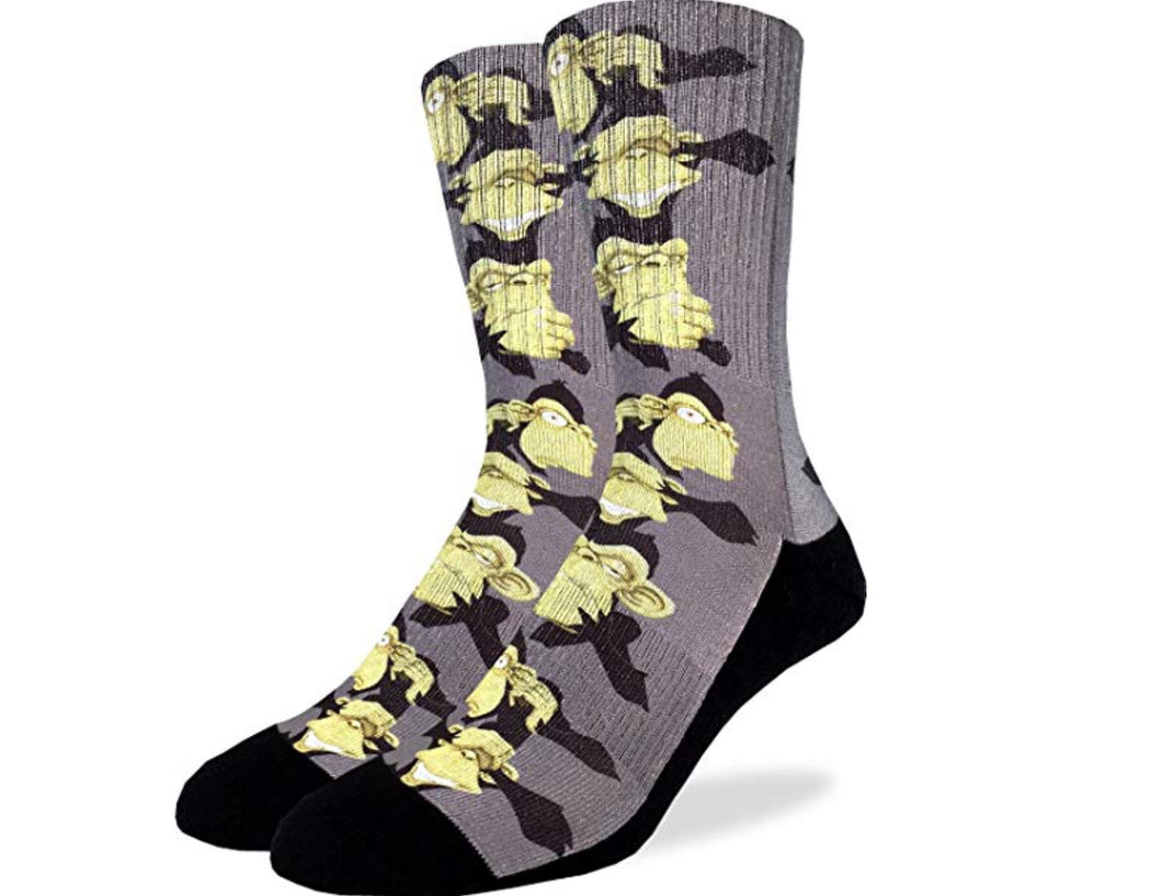 Men's Good luck sock Hear no Evil See no Evil Speak no Evil