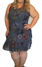 Floral Print Cotton Tank Dress