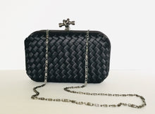Clutch Satin Weave Handbag