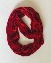 Infinity Loop crush Velvet Sequins Scarf