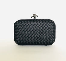 Clutch Satin Weave Handbag