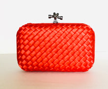 Clutch Satin Weave Handbag