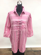 Over sized Striped Shirt Hilary Radely