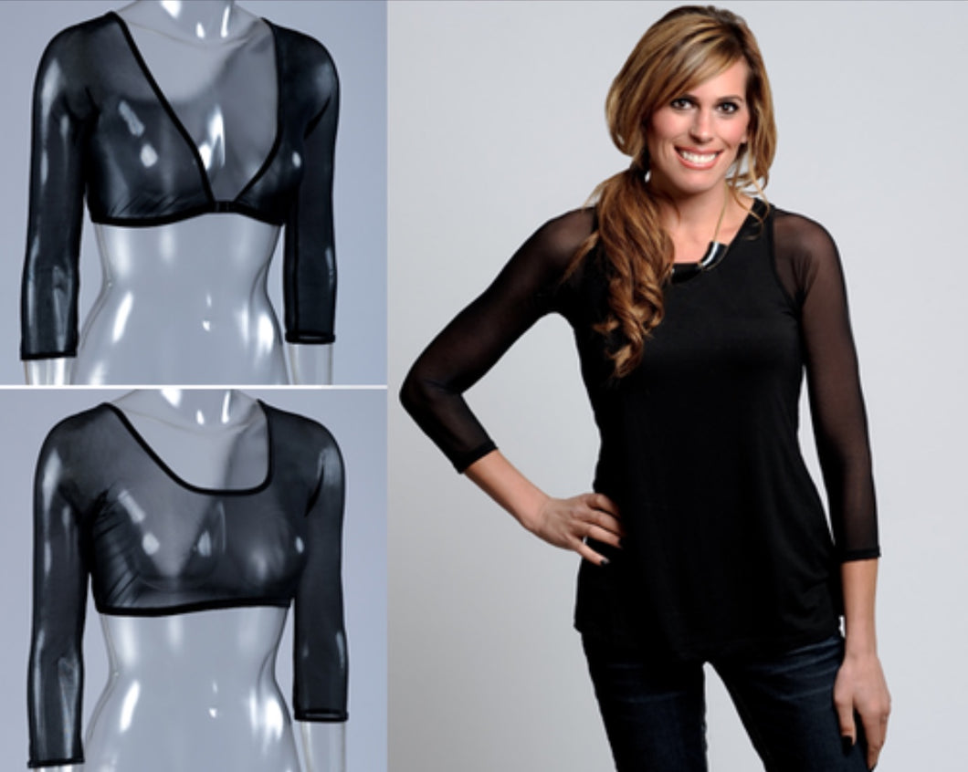 Mesh Length Sleeve Wonder