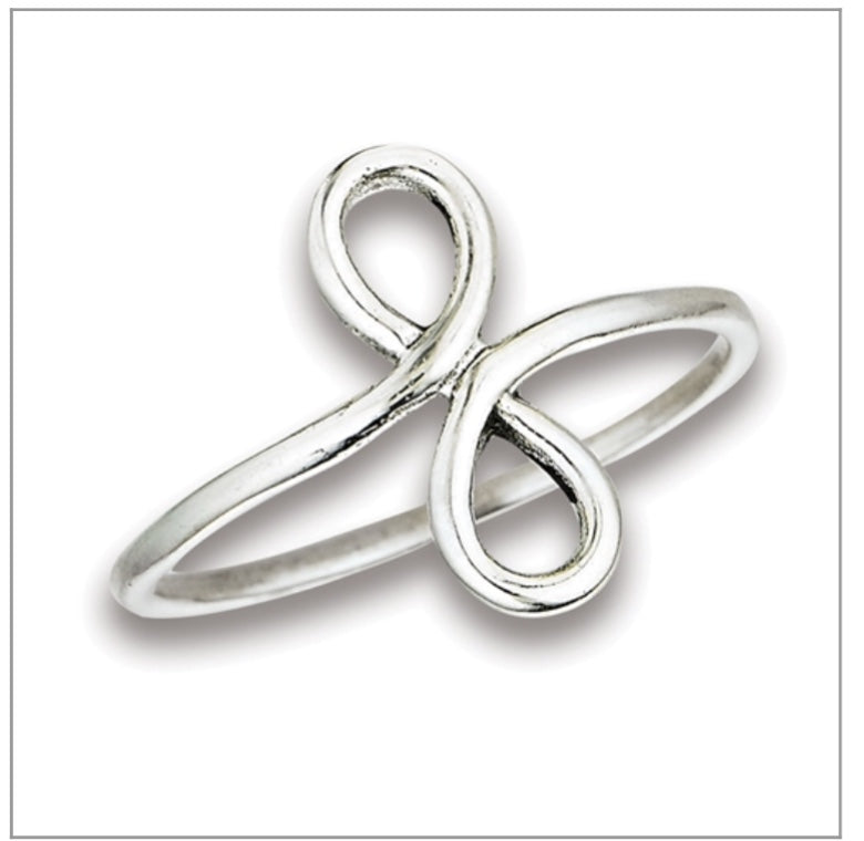 North and South facing Infinity Ring