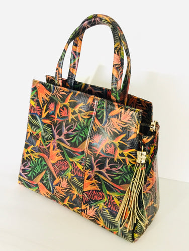 Birds of Paradise Purse with Crossbody Option