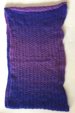 Infinity Loop fuzzy knit scarf