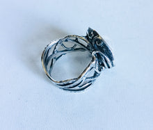 Sterling silver single Pearl Ring