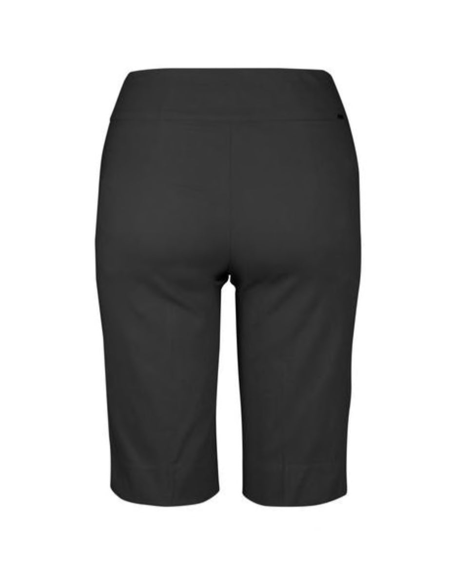 Basic Black Knee Length Shorts