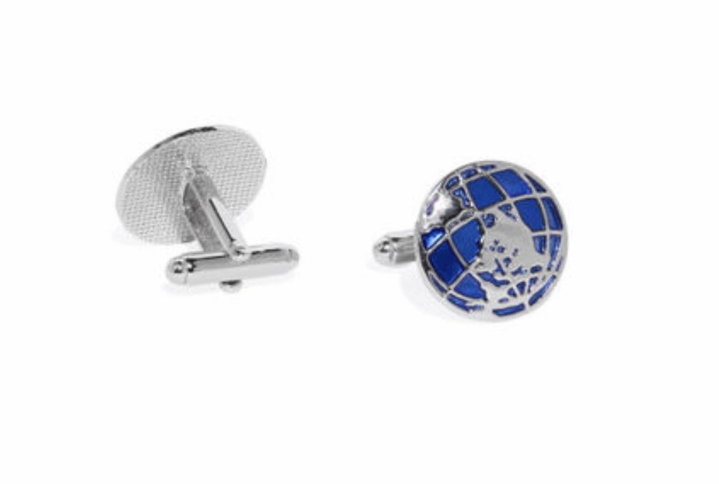 Blue Globe Cufflinks