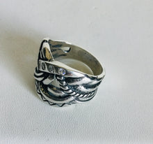 Sterling silver Woven ornate detailing Ring
