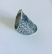 Filigree Shield Ring
