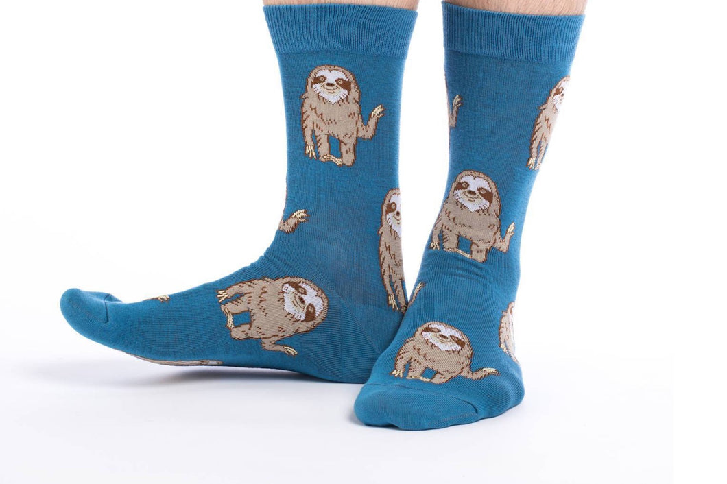Men’s Hello Sloth Crew Sock