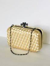 Clutch Satin Weave Handbag