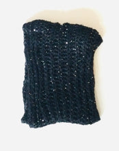 Infinity Loop knit sequins scarf