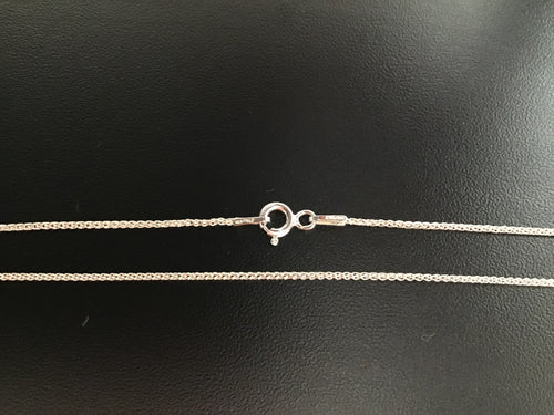 925 Silver Wheat chain  .8 mm