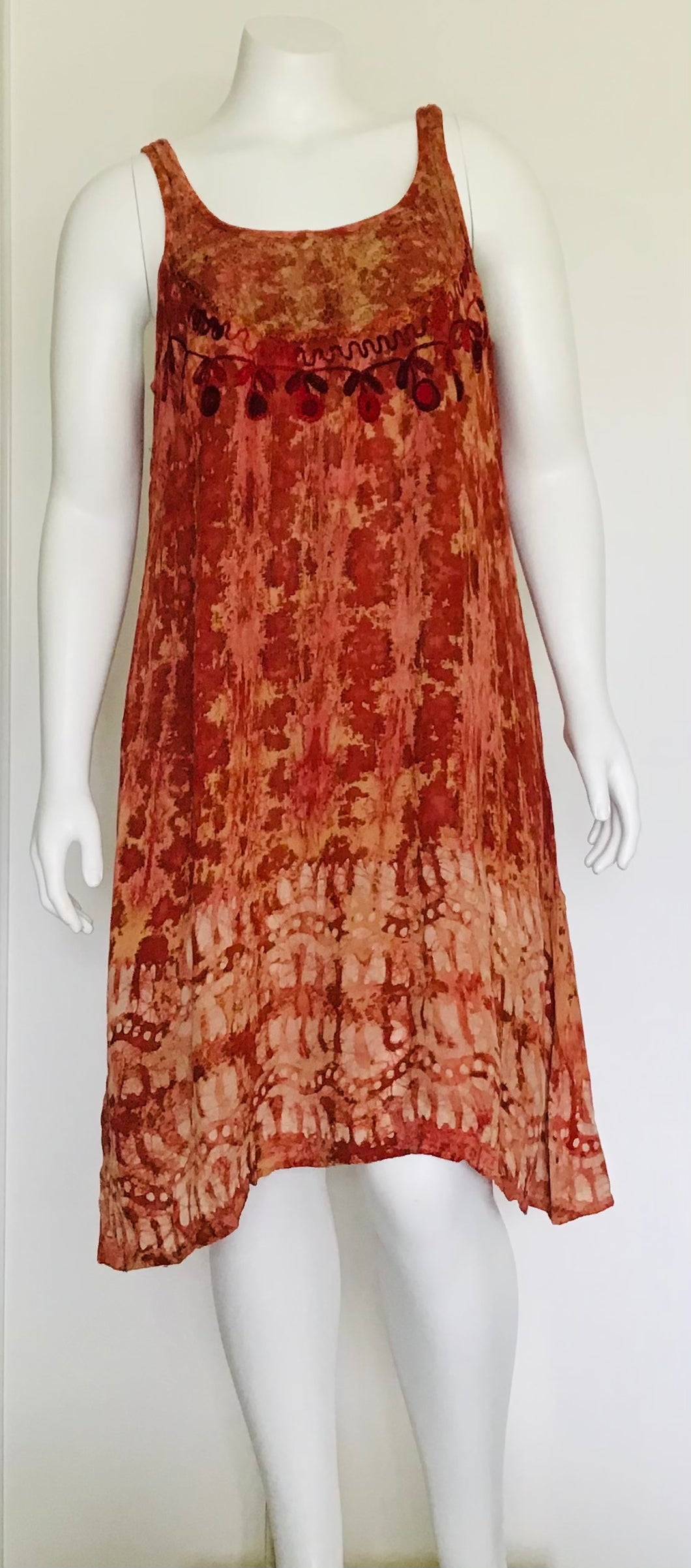 Tunic Tank Dress embroidered detail