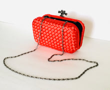 Clutch Satin Weave Handbag