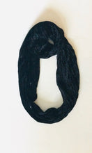 Infinity Loop crush Velvet Sequins Scarf