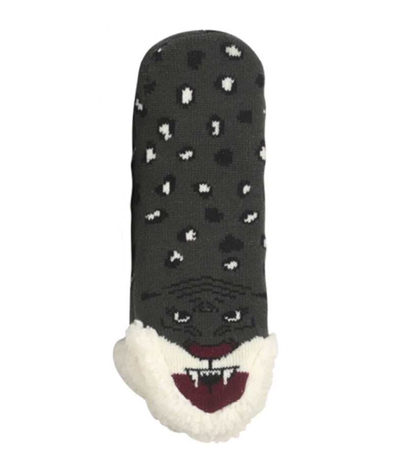 Kids Animal Sherpa Socks/Slippers