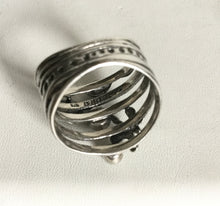 Sterling silver Dragonfly Flower Ring