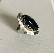 Sterling silver Black onyx Ring.