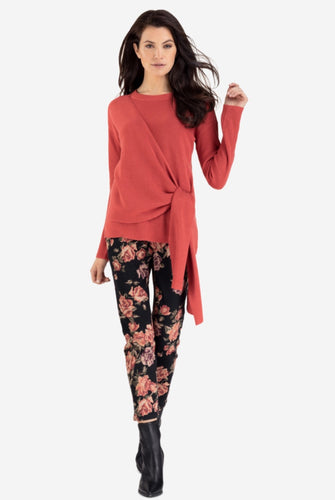 Wrap long Sleeve Sweater