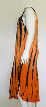 Tie dye stripe tank dress
