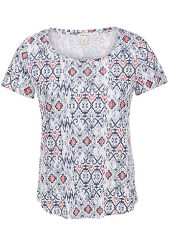 Multi Colour Cap Sleeve Tee