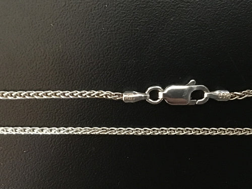 925 Silver Wheat chain 1 mm