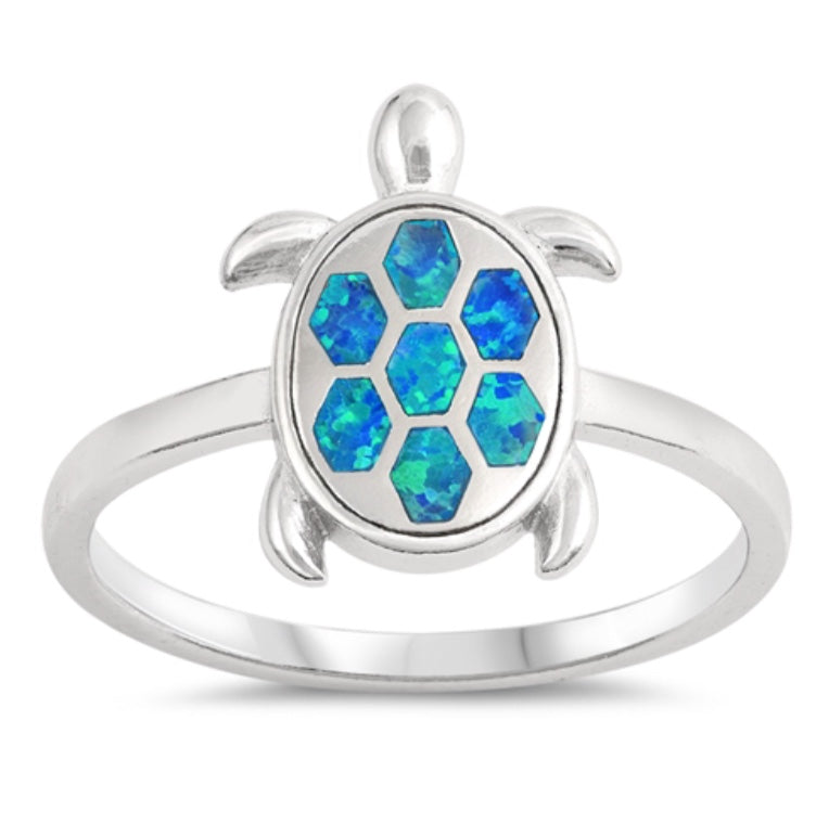 Blue Opal Turtle ring deservesjfa.co