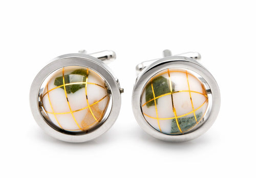 Miniature Globe Cufflinks