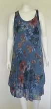 Floral Print Cotton Tank Dress