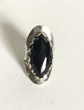Sterling silver Black onyx Ring.