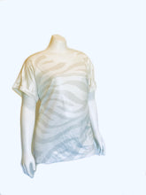 Shiny Zebra print Tee