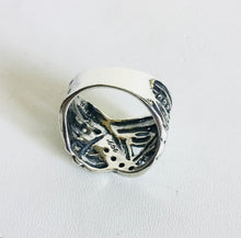 Sterling silver Woven ornate detailing Ring