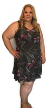 Floral Print Cotton Tank Dress