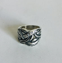 Sterling silver Woven ornate detailing Ring