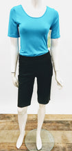 Basic Black Knee Length Shorts