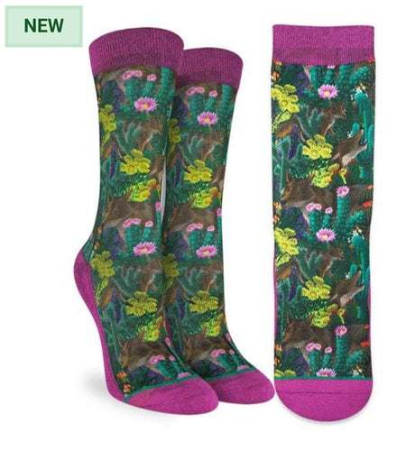 Women's Cactus Coyotes Good Luck Socks Active Fit sz 5 - 9
