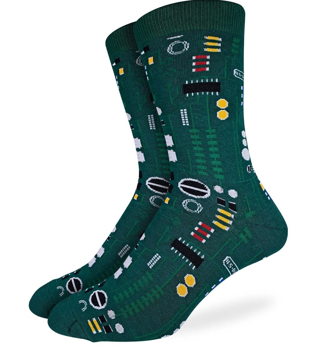 Men’s Circuit Board Crew socks