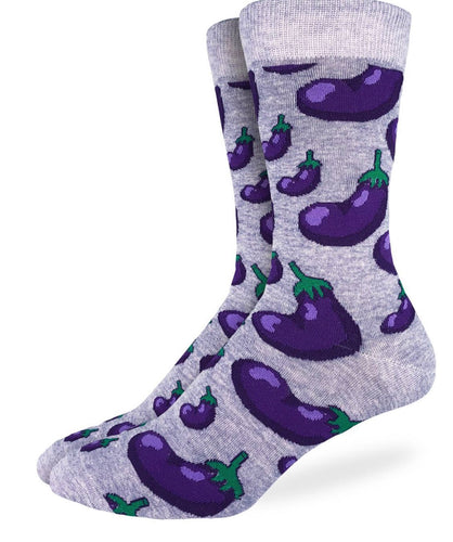 Men’s Eggplant crew socks